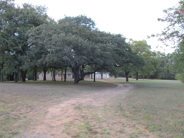 view of home's community featuring a lawn