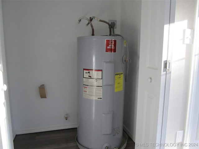 utilities featuring electric water heater