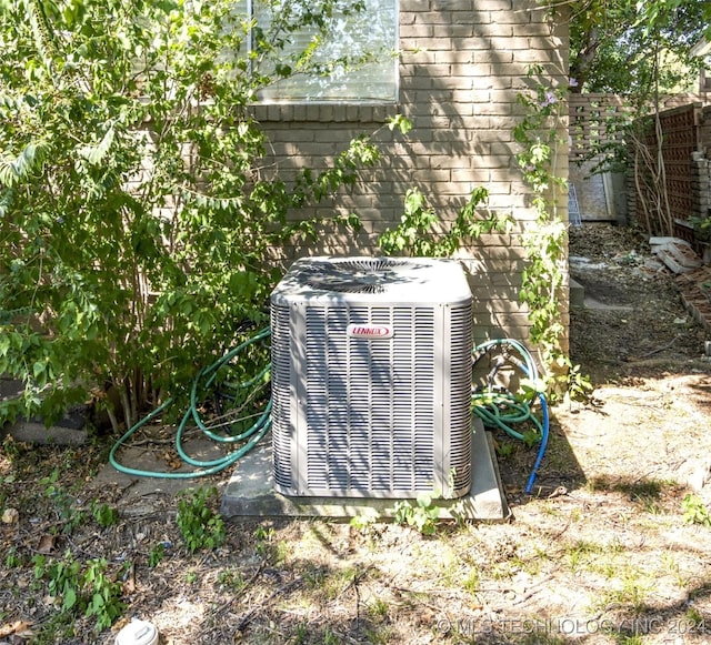 details featuring central AC unit