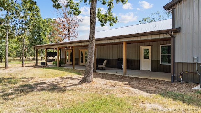 rear view of house with a patio area