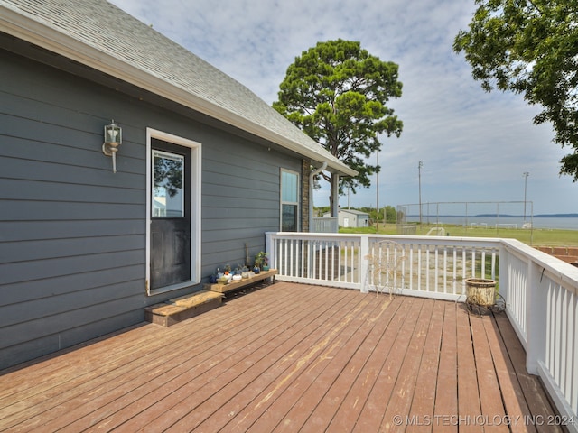 view of deck