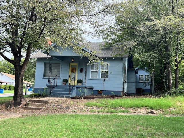 bungalow with a porch