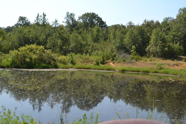 property view of water featuring a view of trees