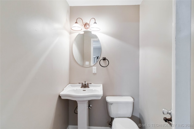 bathroom with toilet