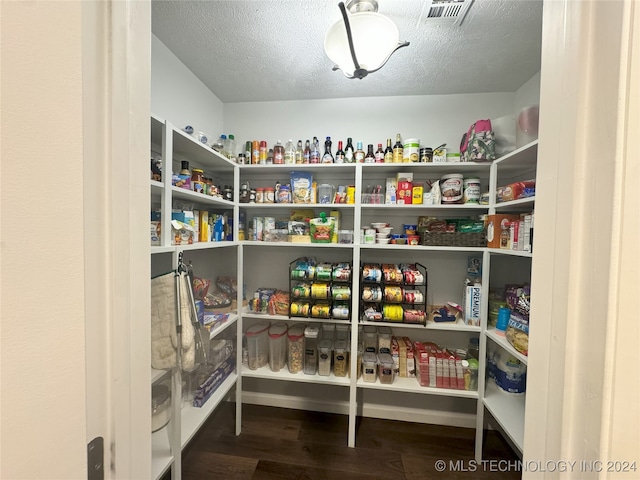 view of pantry