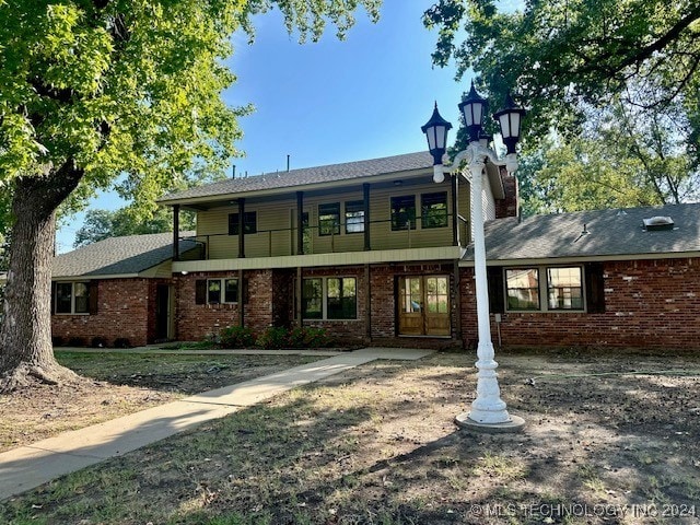 view of rear view of property