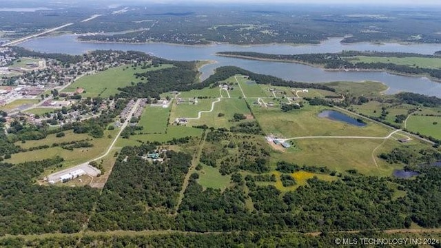 3526 Evans Ave, Mannford, OK 74044 - bird's eye view of a nearby body of water