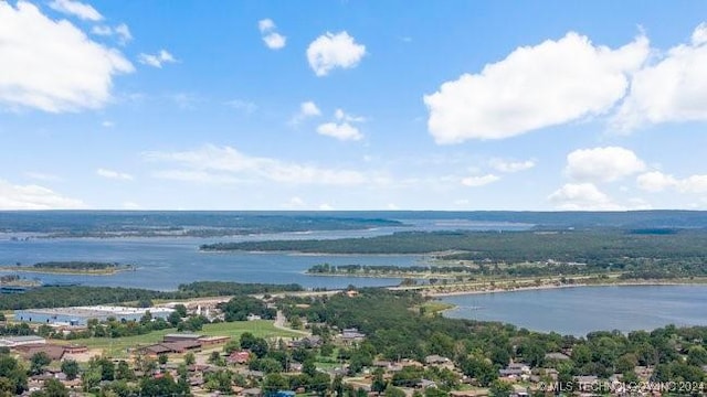 3526 Evans Ave, Mannford, OK 74044 - bird's eye view of a nearby body of water