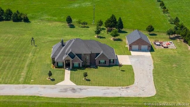 3526 Evans Ave, Mannford, OK 74044 - aerial view of sparsely populated area