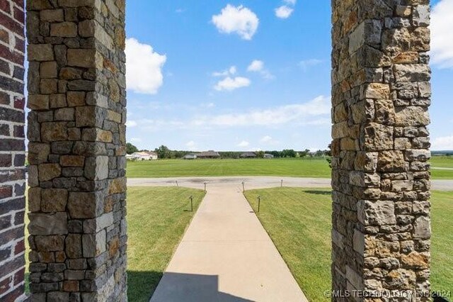 3526 Evans Ave, Mannford, OK 74044 - view of grassy yard