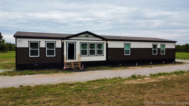 view of manufactured / mobile home