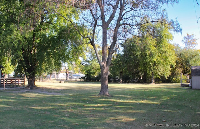 view of yard