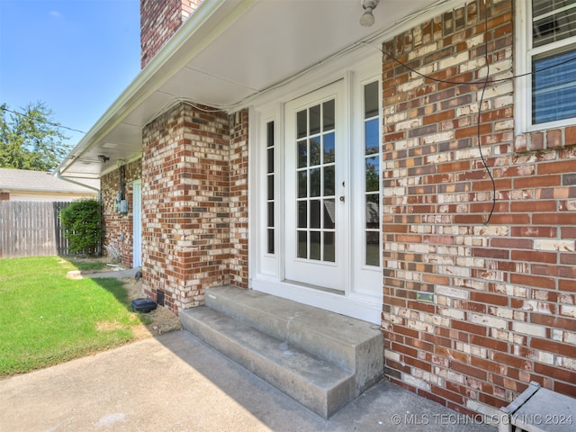 view of entrance to property