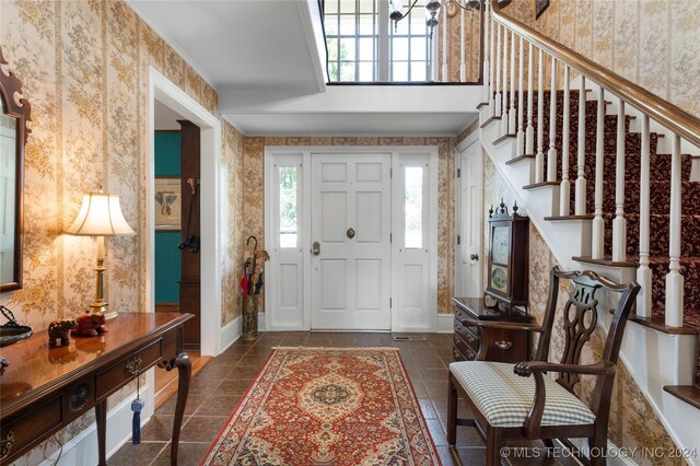 view of entrance foyer