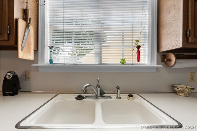 interior details with sink