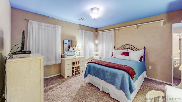 bedroom featuring carpet floors