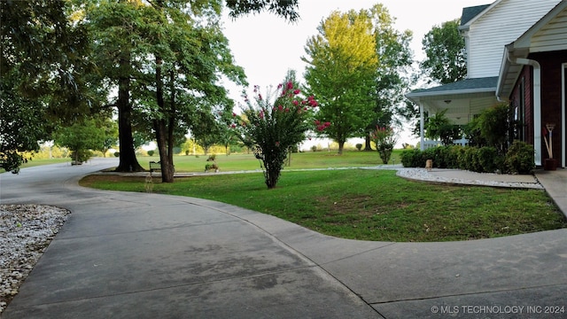 view of yard