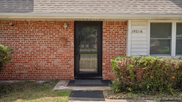 view of exterior entry