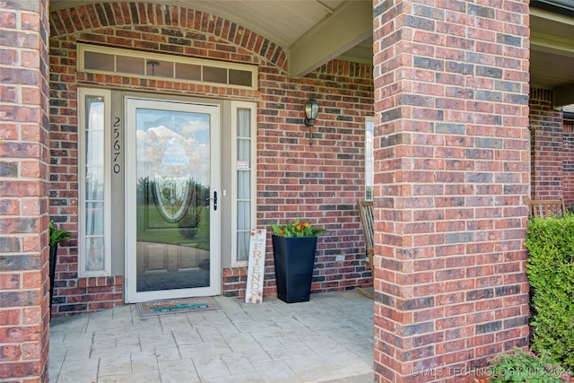 view of entrance to property