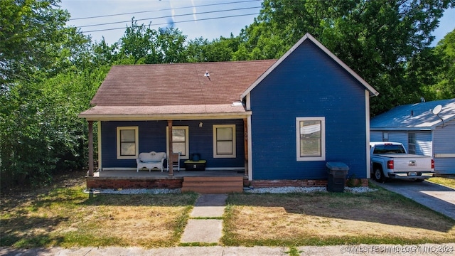 bungalow with covered porch