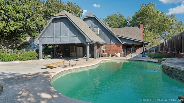 view of rear view of house