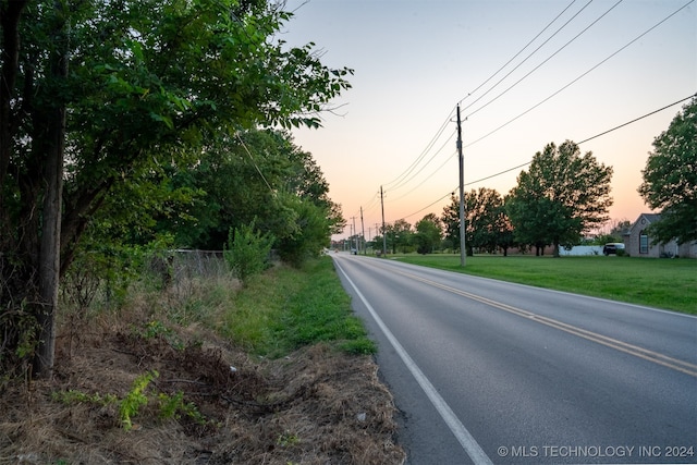 view of road