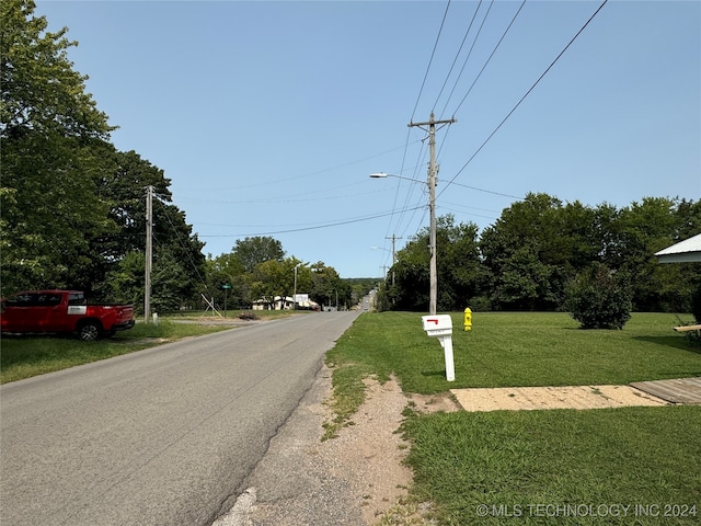 view of road