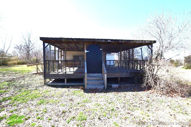 view of deck