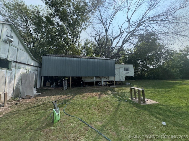 view of outbuilding featuring an outdoor structure