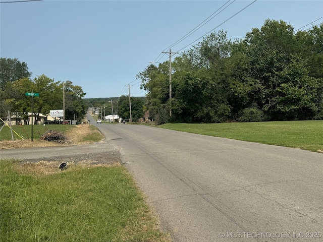 view of road