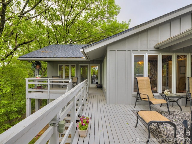 view of deck
