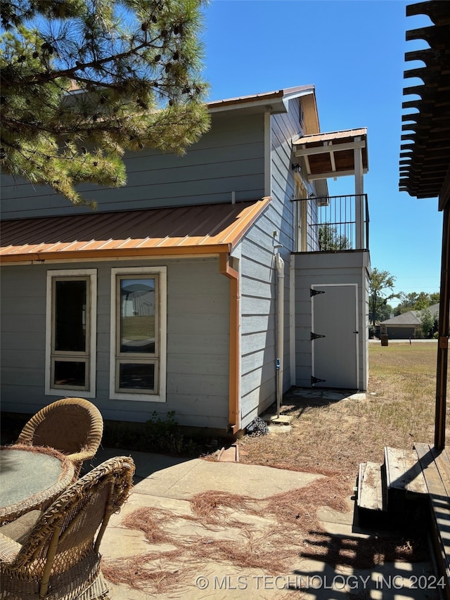 view of rear view of property