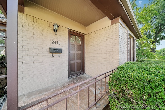 view of entrance to property