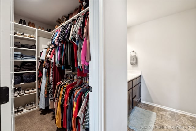 view of spacious closet