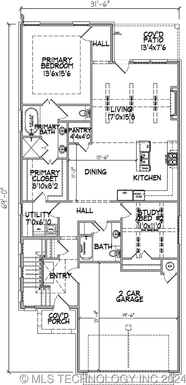14504 E 80th St, Owasso, OK 74055 - floor plan