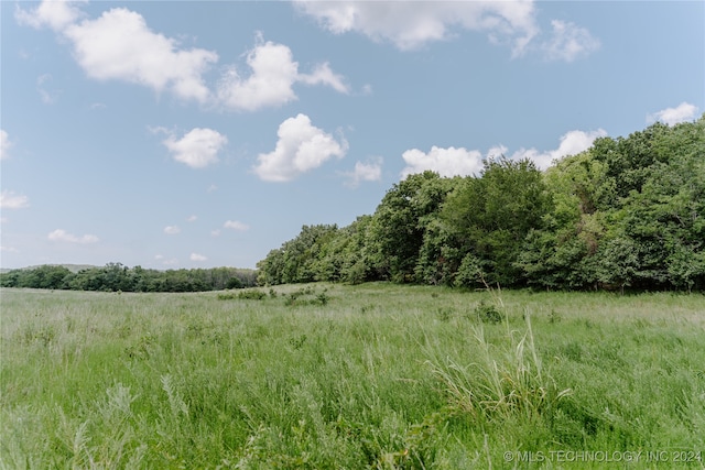 view of landscape with a rural view