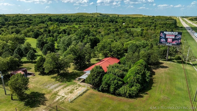397956 W 3800, Ramona, OK 74061 - bird's eye view of a forest