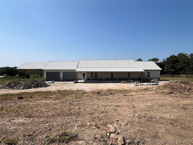 view of rear view of property