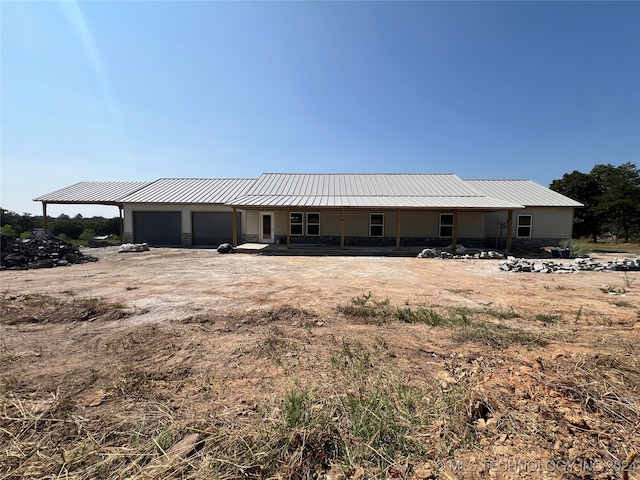 view of back of property