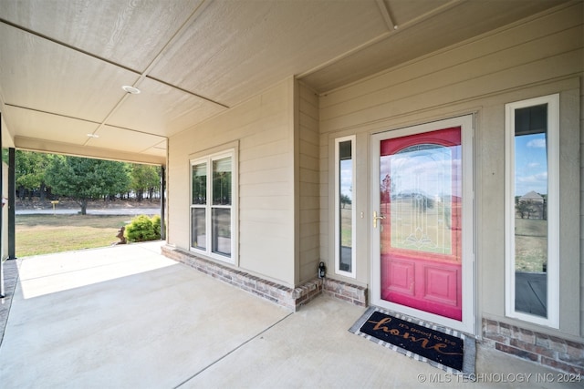 view of property entrance