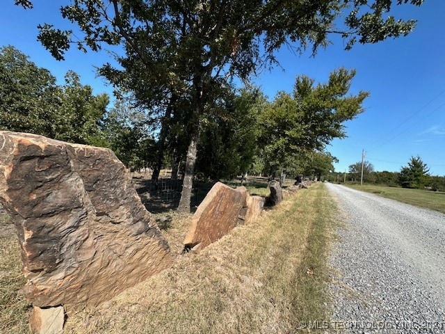 view of road