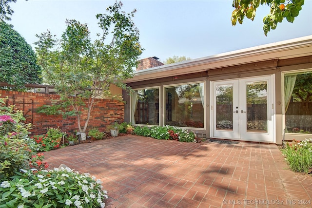 2116 E 59th Pl Unit 4F, Tulsa, OK 74105 - view of patio / terrace with french doors