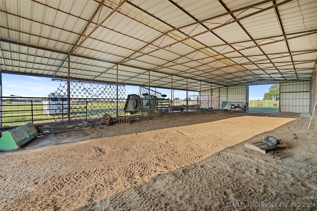 view of stable