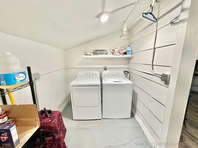 laundry room with separate washer and dryer