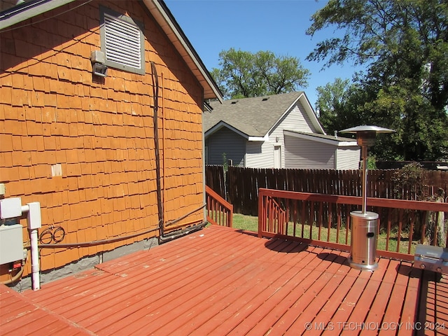 view of deck