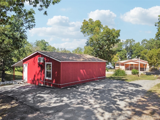 view of outbuilding