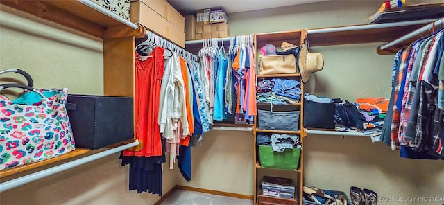 view of spacious closet