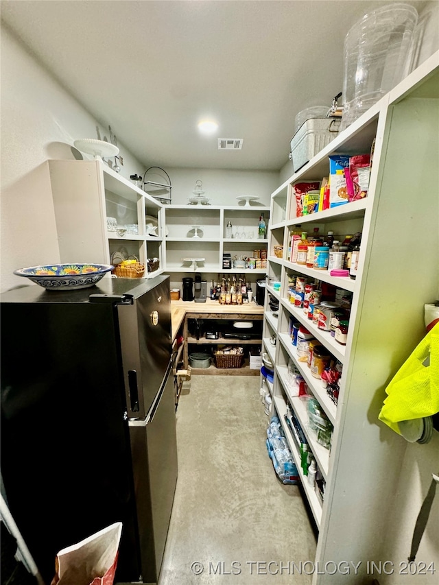 view of pantry