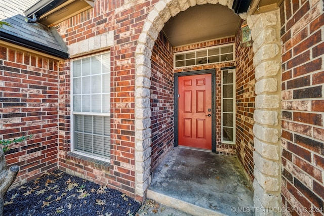 view of entrance to property