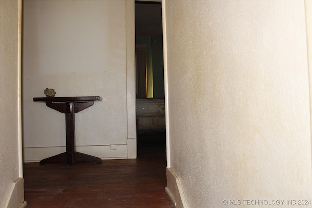 512 N 4th St, Henryetta, OK 74437 - corridor with wood finished floors